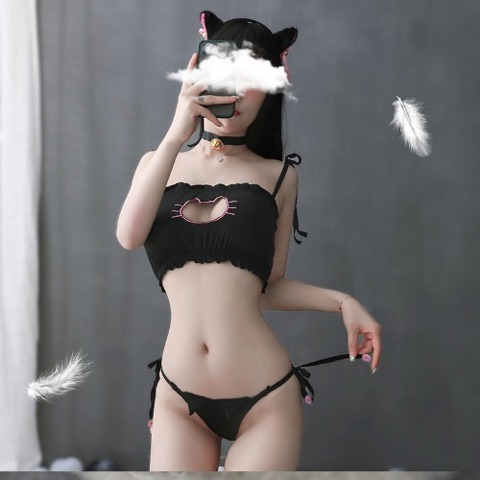블랙키티비키니세트 샤이맨 종로3가역점 판매가 29,000원